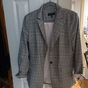 Talbots Classic Checkered Blazer